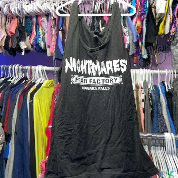 Nightmares Fear factory Niagara Falls Black Tank top size Large - Picture 1 of 5